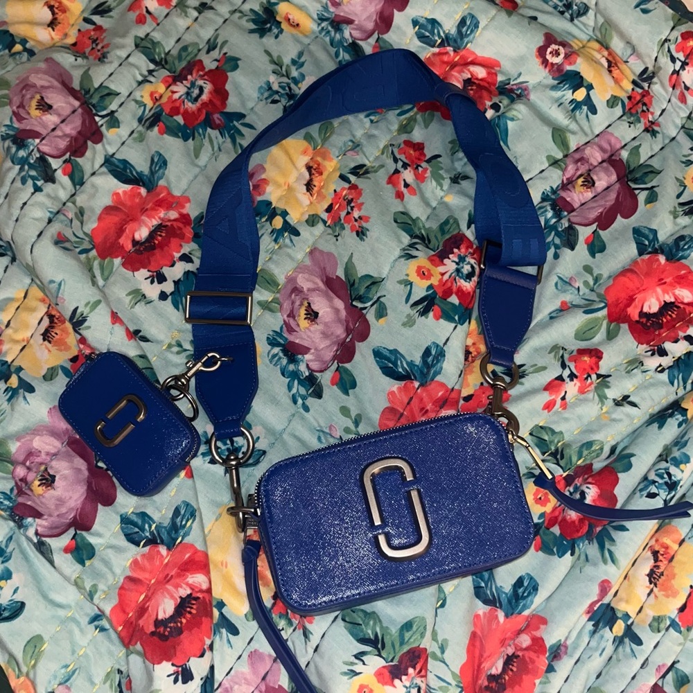 Marc Jacobs Vibrant Blue Crossbody Bag